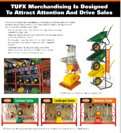 TUFX Design Advantage #6 — MERCHANDISERS | Designed to Stand Out. Built to Sell.